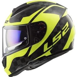 Carbon Integral Helmet Ls2 FF397 Vector C Shine Hi-V Yellow Fluo -LS2 Sales carbon integral helmet ls2 ff397 vector c shine hi v yellow fluo 44528