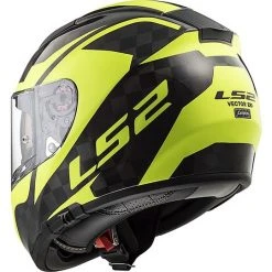 Carbon Integral Helmet Ls2 FF397 Vector C Shine Hi-V Yellow Fluo -LS2 Sales carbon integral helmet ls2 ff397 vector c shine hi v yellow fluo 44529