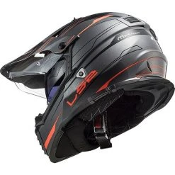 Cross Enduro Helmet Off Road Moto Ls2 MX436 PIONEER EVO Knight Orange Titanium Fluo -LS2 Sales cross enduro helmet off road moto ls2 mx436 pioneer evo knight orange titanium fluo 86343