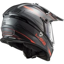 Cross Enduro Helmet Off Road Moto Ls2 MX436 PIONEER EVO Knight Orange Titanium Fluo -LS2 Sales cross enduro helmet off road moto ls2 mx436 pioneer evo knight orange titanium fluo 86348