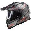 Cross Enduro Helmet Off Road Moto Ls2 MX436 PIONEER EVO Knight Orange Titanium Fluo