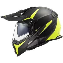 Cross Enduro Helmet Off Road Moto Ls2 MX436 PIONEER EVO Router Black Matt Yellow Fluo -LS2 Sales cross enduro helmet off road moto ls2 mx436 pioneer evo router black matt yellow fluo 86370