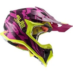 Cross Enduro Helmet Off Road Moto Ls2 MX470 SUBVERTER Troop Pink Matt Yellow Fluo -LS2 Sales cross enduro helmet off road moto ls2 mx470 subverter troop pink matt yellow fluo 86310