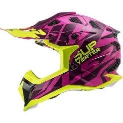 Cross Enduro Helmet Off Road Moto Ls2 MX470 SUBVERTER Troop Pink Matt Yellow Fluo -LS2 Sales cross enduro helmet off road moto ls2 mx470 subverter troop pink matt yellow fluo 86311