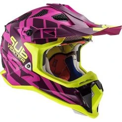 Cross Enduro Helmet Off Road Moto Ls2 MX470 SUBVERTER Troop Pink Matt Yellow Fluo -LS2 Sales cross enduro helmet off road moto ls2 mx470 subverter troop pink matt yellow fluo 86315