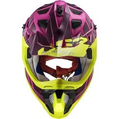 Cross Enduro Helmet Off Road Moto Ls2 MX470 SUBVERTER Troop Pink Matt Yellow Fluo -LS2 Sales cross enduro helmet off road moto ls2 mx470 subverter troop pink matt yellow fluo 86316