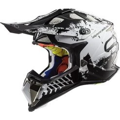 Cross Enduro Moto Helmet LS2 MX 470 Black Intruder Subterter