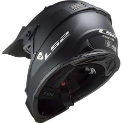 Cross Enduro Moto Ls2 Helmet MX437 FAST EVO Solid Matt Black -LS2 Sales cross enduro moto ls2 helmet mx437 fast evo solid matt black 135925