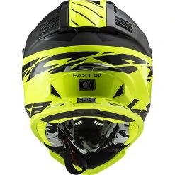 Cross Enduro Motorcycle Helmet Ls2 MX437 FAST EVO Roar Matte Black Yellow Fluo -LS2 Sales cross enduro motorcycle helmet ls2 mx437 fast evo roar matte black yellow fluo 86429