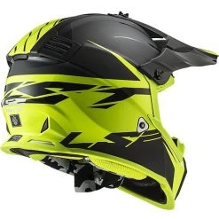Cross Enduro Motorcycle Helmet Ls2 MX437 FAST EVO Roar Matte Black Yellow Fluo -LS2 Sales cross enduro motorcycle helmet ls2 mx437 fast evo roar matte black yellow fluo 86431
