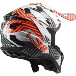 Cross Enduro Motorcycle Helmet Off Road Ls2 MX700 Subverter Evo ASTRO White Orange -LS2 Sales cross enduro motorcycle helmet off road ls2 mx700 subverter evo astro white orange 106912