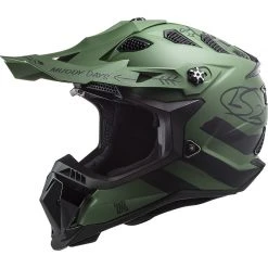 Cross Enduro Motorcycle Helmet Off Road Ls2 MX700 Subverter Evo CARGO Matt Military Green