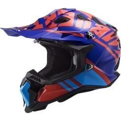 Cross Enduro Motorcycle Helmet Off Road Ls2 MX700 Subverter Evo GAMMAX Red Blue
