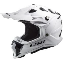 Cross Enduro Off Road Motorcycle Helmet Ls2 MX700 Subverter Evo SOLID White