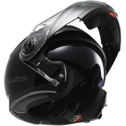 Dual Visor Modular Motorcycle Helmet LS2 FF325 Strobe Gloss Black -LS2 Sales dual visor modular motorcycle helmet ls2 ff325 strobe gloss black 86217