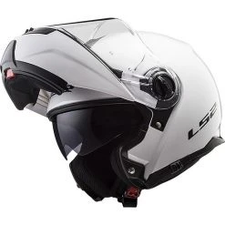 Dual Visor Modular Motorcycle Helmet LS2 FF325 Strobe Glossy White -LS2 Sales dual visor modular motorcycle helmet ls2 ff325 strobe glossy white 86198
