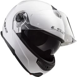 Dual Visor Modular Motorcycle Helmet LS2 FF325 Strobe Glossy White -LS2 Sales dual visor modular motorcycle helmet ls2 ff325 strobe glossy white 86201