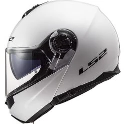 Dual Visor Modular Motorcycle Helmet LS2 FF325 Strobe Glossy White -LS2 Sales dual visor modular motorcycle helmet ls2 ff325 strobe glossy white 86204