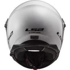Dual Visor Modular Motorcycle Helmet LS2 FF325 Strobe Glossy White -LS2 Sales dual visor modular motorcycle helmet ls2 ff325 strobe glossy white 86206