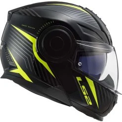 Dual Visor Motorcycle Modular Helmet Ls2 FF902 SCOPE Skid Black Yellow Fluo -LS2 Sales dual visor motorcycle modular helmet ls2 ff902 scope skid black yellow fluo 138770