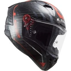 Full Carbon Motorcycle Helmet Ls2 FF805 THUNDER C Sputnik Red Metal -LS2 Sales full carbon motorcycle helmet ls2 ff805 thunder c sputnik red metal 107080