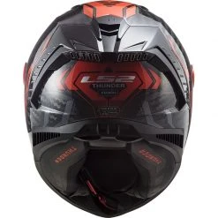 Full Carbon Motorcycle Helmet Ls2 FF805 THUNDER C Sputnik Red Metal -LS2 Sales full carbon motorcycle helmet ls2 ff805 thunder c sputnik red metal 107083