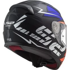 Full Face Helmet Moto Ls2 FF353 RAPID Chrome Orange Fluo Blue Matt -LS2 Sales full face helmet moto ls2 ff353 rapid chrome orange fluo blue matt 85653