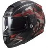 Full Face Helmet Motorcycle HPFC Ls2 FF397 VECTOR EVO Black Stencil Matt Red -LS2 Sales full face helmet motorcycle hpfc ls2 ff397 vector evo black stencil matt red 85449