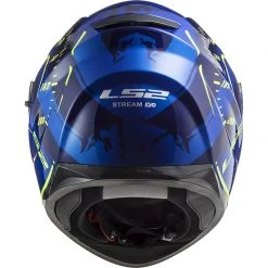 Full Face Motorcycle Helmet Double Visor Ls2 FF320 Stream Evo TACHO Blue Yellow Fluo -LS2 Sales full face motorcycle helmet double visor ls2 ff320 stream evo tacho blue yellow fluo 106719