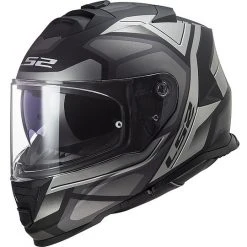 Full Face Motorcycle Helmet Double Visor Ls2 FF800 STORM Faster Titanium Matt