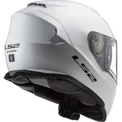 Full Face Motorcycle Helmet Double Visor Ls2 FF800 STORM Solid White -LS2 Sales full face motorcycle helmet double visor ls2 ff800 storm solid white 85580