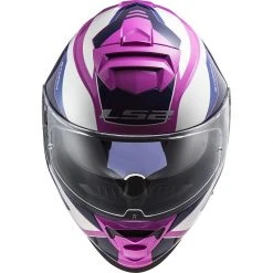 Full Face Motorcycle Helmet Double Visor Ls2 FF800 Storm TECHY White Pink -LS2 Sales full face motorcycle helmet double visor ls2 ff800 storm techy white pink 106688