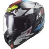 Full Face Motorcycle Helmet In Carbon Ls2 FF327 CHALLENGER C Sporty White -LS2 Sales full face motorcycle helmet in carbon ls2 ff327 challenger c sporty white 135347