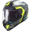 Full Face Motorcycle Helmet In Carbon Ls2 FF327 CHALLENGER C Thorn Yellow Fluo -LS2 Sales full face motorcycle helmet in carbon ls2 ff327 challenger c thorn yellow fluo 135352