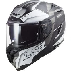 Full Face Motorcycle Helmet In HPFC Touring Ls2 FF327 Challenger ALLERT Matt Titanium Silver