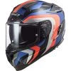 Full Face Motorcycle Helmet In HPFC Touring Ls2 FF327 Challenger GALACTIC Blue Orange Fluo -LS2 Sales full face motorcycle helmet in hpfc touring ls2 ff327 challenger galactic blue orange fluo 106675
