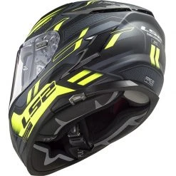 Full Face Motorcycle Helmet In HPFC Touring Ls2 FF327 CHALLENGER Spin Matt Black Fluo Yellow -LS2 Sales full face motorcycle helmet in hpfc touring ls2 ff327 challenger spin matt black fluo yellow 135375