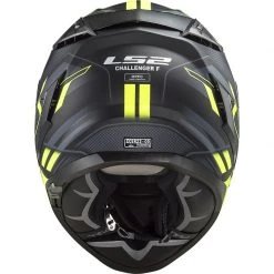 Full Face Motorcycle Helmet In HPFC Touring Ls2 FF327 CHALLENGER Spin Matt Black Fluo Yellow -LS2 Sales full face motorcycle helmet in hpfc touring ls2 ff327 challenger spin matt black fluo yellow 135377