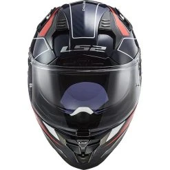 Full Face Motorcycle Helmet In Touring Carbon Ls2 FF327 CHALLENGER C Grid Blue Carbon Red -LS2 Sales full face motorcycle helmet in touring carbon ls2 ff327 challenger c grid blue carbon red 85386