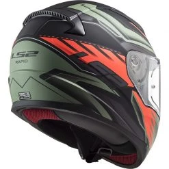 Full Face Motorcycle Helmet Ls2 FF353 Rapid GALE Black Red Green Opaque -LS2 Sales full face motorcycle helmet ls2 ff353 rapid gale black red green opaque 106750