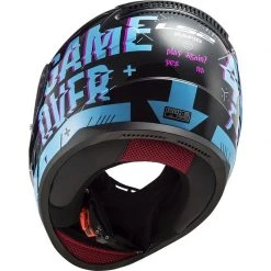 Full Face Motorcycle Helmet Ls2 FF353 RAPID Player Black Sky Blue -LS2 Sales full face motorcycle helmet ls2 ff353 rapid player black sky blue 135488