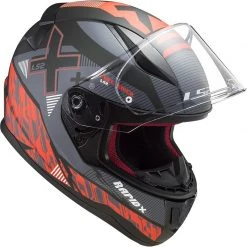 Full Face Motorcycle Helmet Ls2 FF353 RAPID Xtreet Matt Black Red -LS2 Sales full face motorcycle helmet ls2 ff353 rapid xtreet matt black red 135499