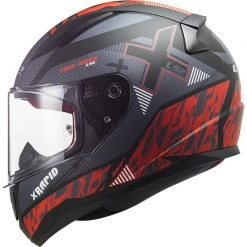 Full Face Motorcycle Helmet Ls2 FF353 RAPID Xtreet Matt Black Red -LS2 Sales full face motorcycle helmet ls2 ff353 rapid xtreet matt black red 135500
