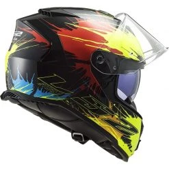 Full Face Motorcycle Helmet Ls2 FF800 STORM Drop Black Yellow Red -LS2 Sales full face motorcycle helmet ls2 ff800 storm drop black yellow red 135432
