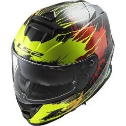 Full Face Motorcycle Helmet Ls2 FF800 STORM Drop Black Yellow Red -LS2 Sales full face motorcycle helmet ls2 ff800 storm drop black yellow red 135434
