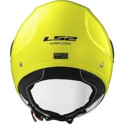 Helmet LS2 OF562 Airflow Solid Yellow Fluo -LS2 Sales helmet ls2 of562 airflow solid yellow fluo 86151