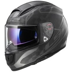 Helmet Moto Integral Carbon LS2 FF397 Vector C Class Matt Carbon Double Visor