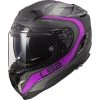 HPFC Fiber Helmet LS2 FF327 CHALLENGER Fusion Titanium Matt Pink -LS2 Sales hpfc fiber helmet ls2 ff327 challenger fusion titanium matt pink 84272