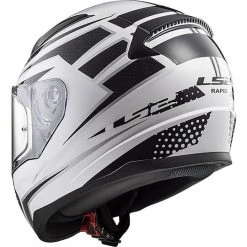 Integral Helmet Ls2 FF353 Rapid Carborace White Black -LS2 Sales integral helmet ls2 ff353 rapid carborace white black 44717