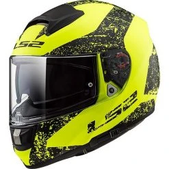 Integral Moto Helmet Ls2 FF397 Vector Sign Black Opal Yellow